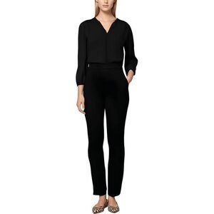 NYDJ Womens Bailey Black Relaxed Denim Straight Leg Jeans Plus NWT